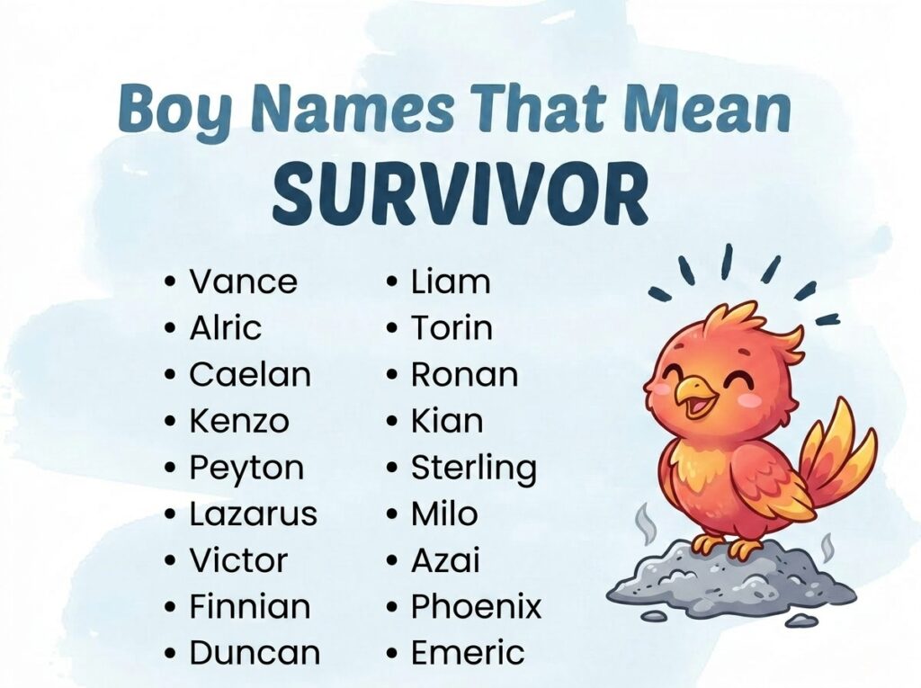 Boy Names That Mean Survivor