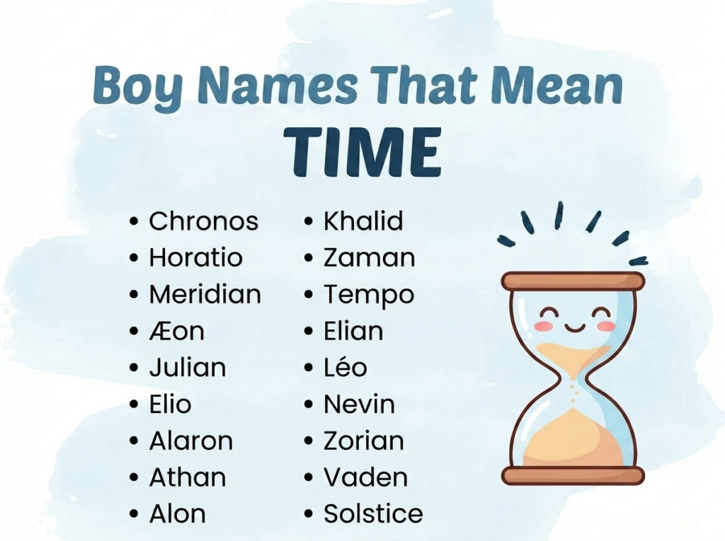 Boy Names That Mean Time