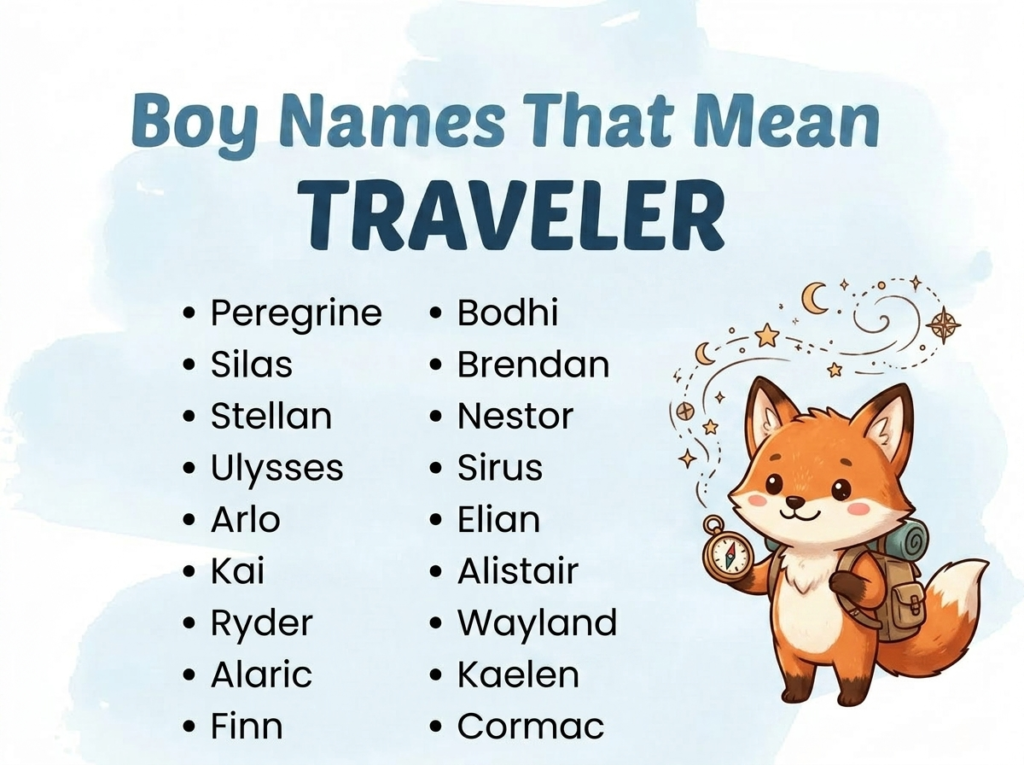 Boy Names That Mean Adventure/Traveler