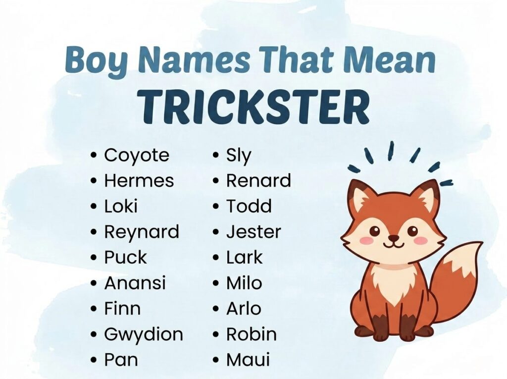 Boy Names That Mean Trickster
