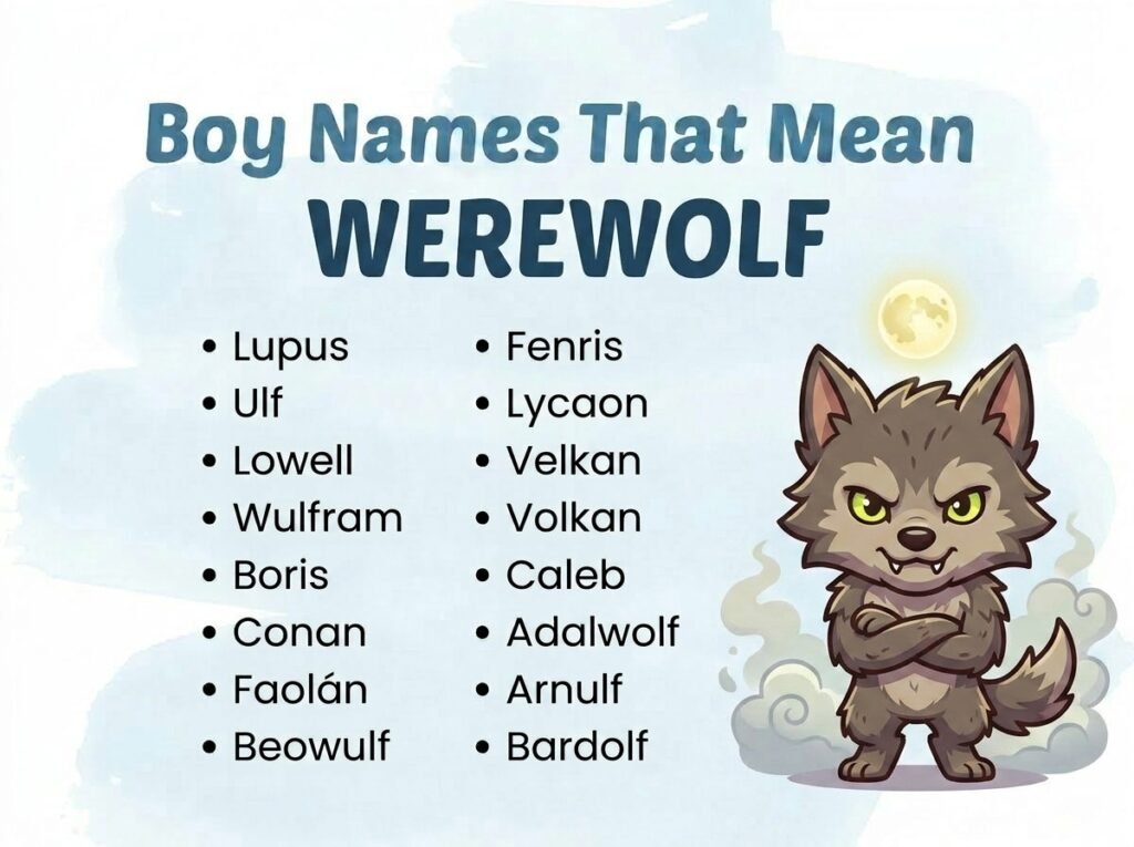 Boy Names That Mean Werewolf