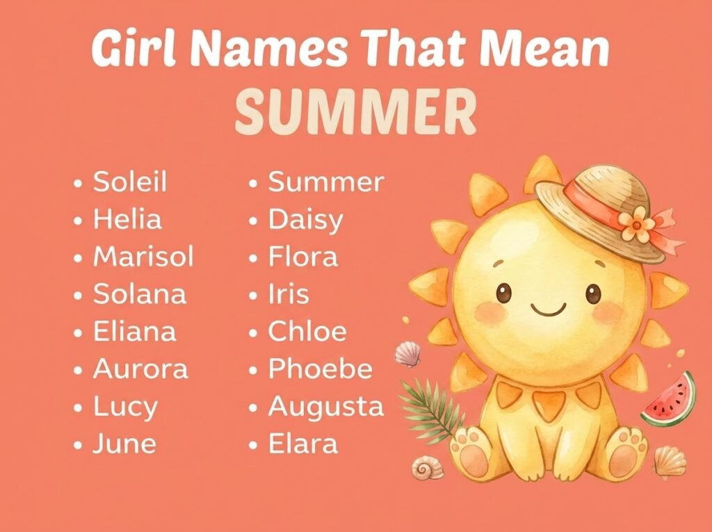 Girl Names That Mean Summer