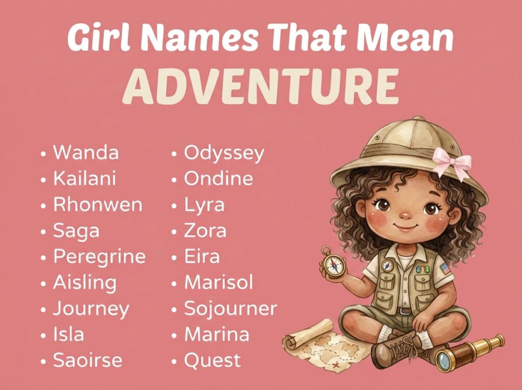 Girl Names That Mean Adventure/Traveler