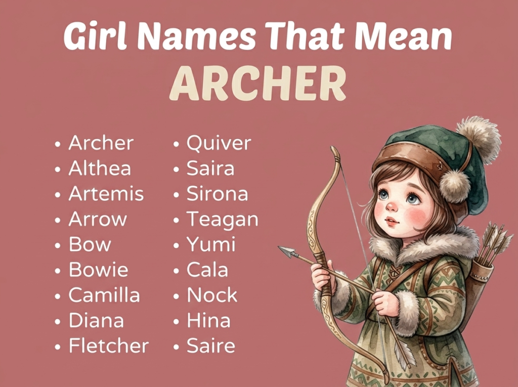 Girl Names That Mean Archer