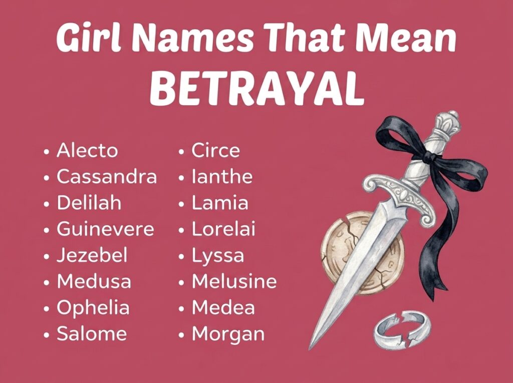 Girl Names That Mean Betrayal