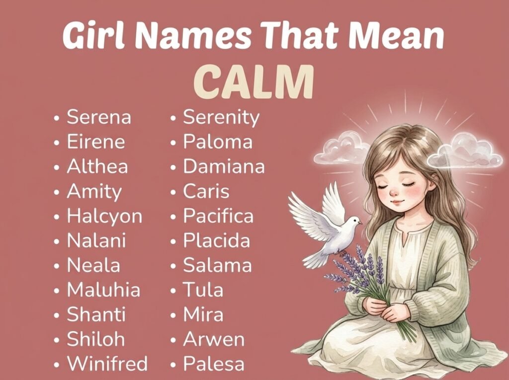 Girl Names That Mean Calm