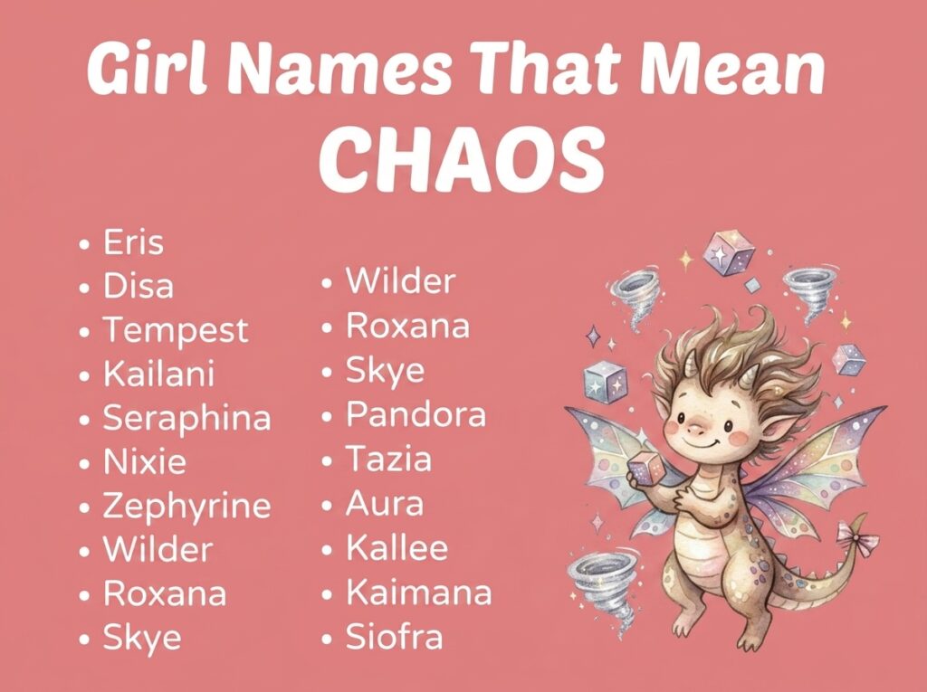 Girl Names That Mean Chaos