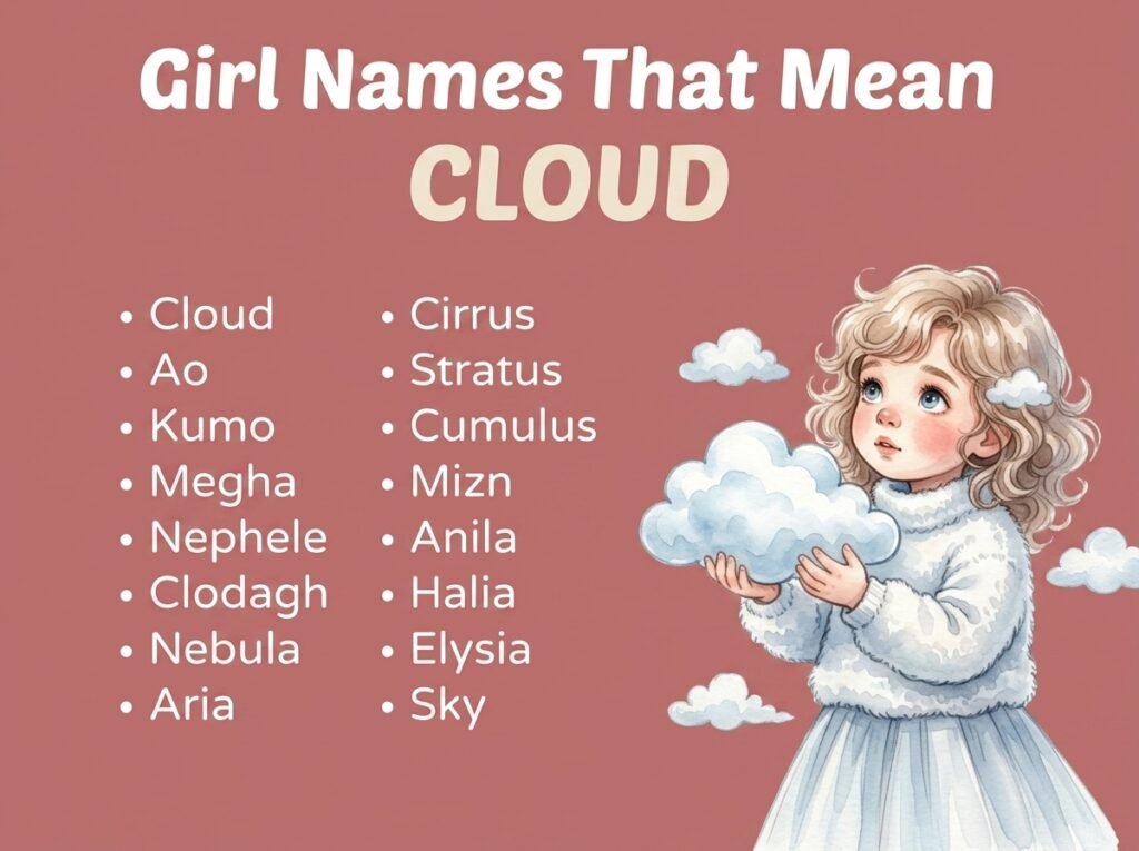 Girls Names That Mean Cloud