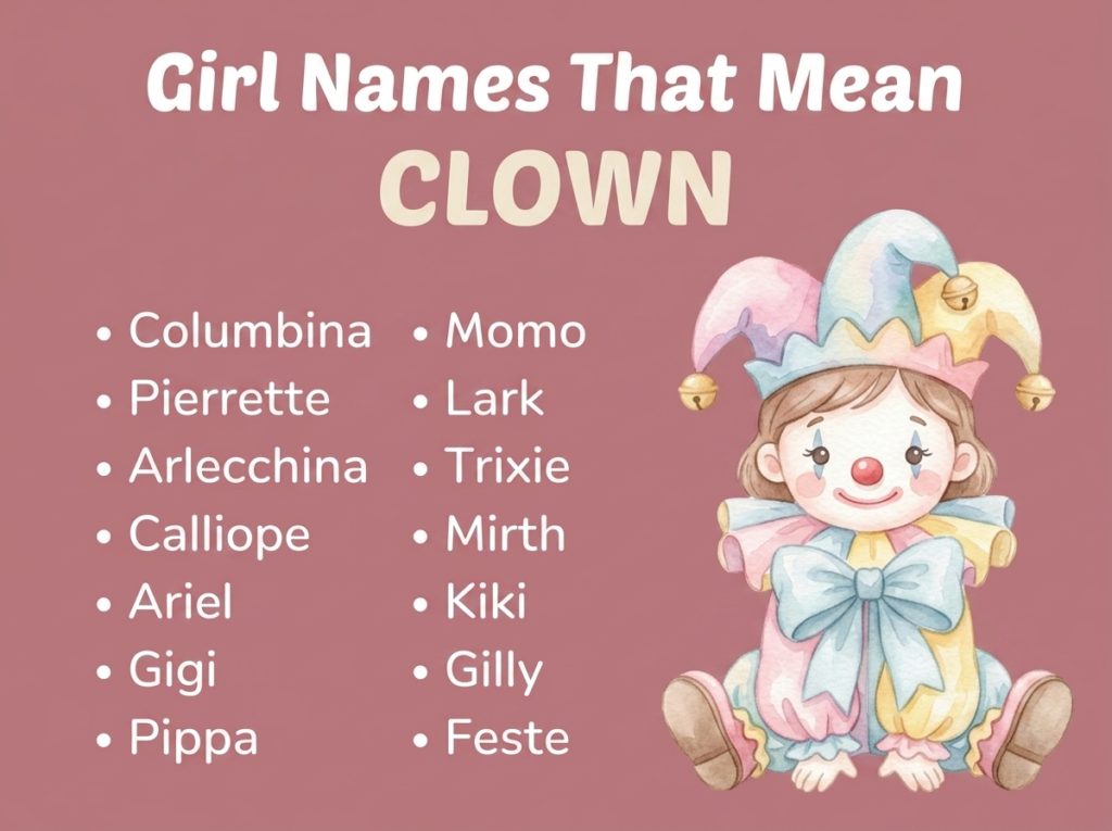 Girl Names That Mean Clown