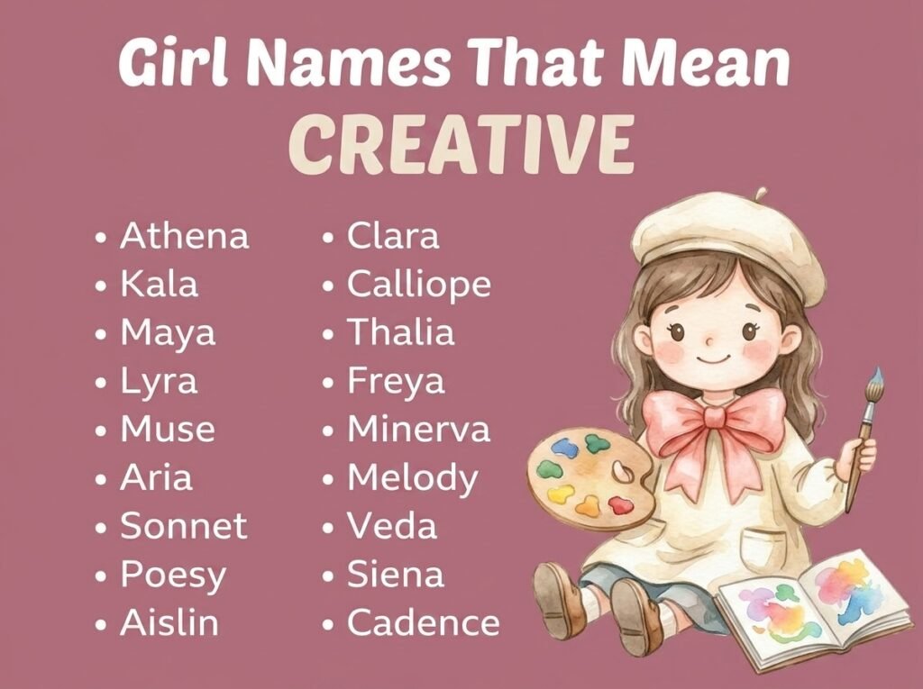 Girl Names That Mean Creative