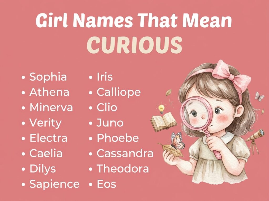 Girl Names That Mean Curious