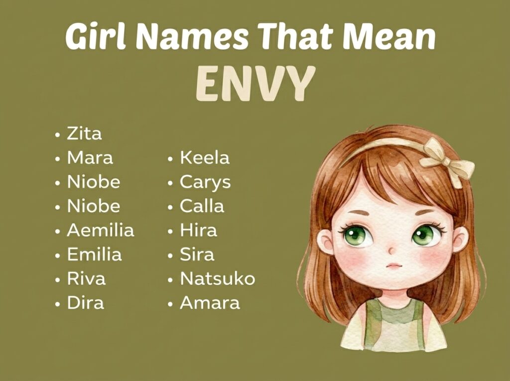 Girl Names That Mean Envy
