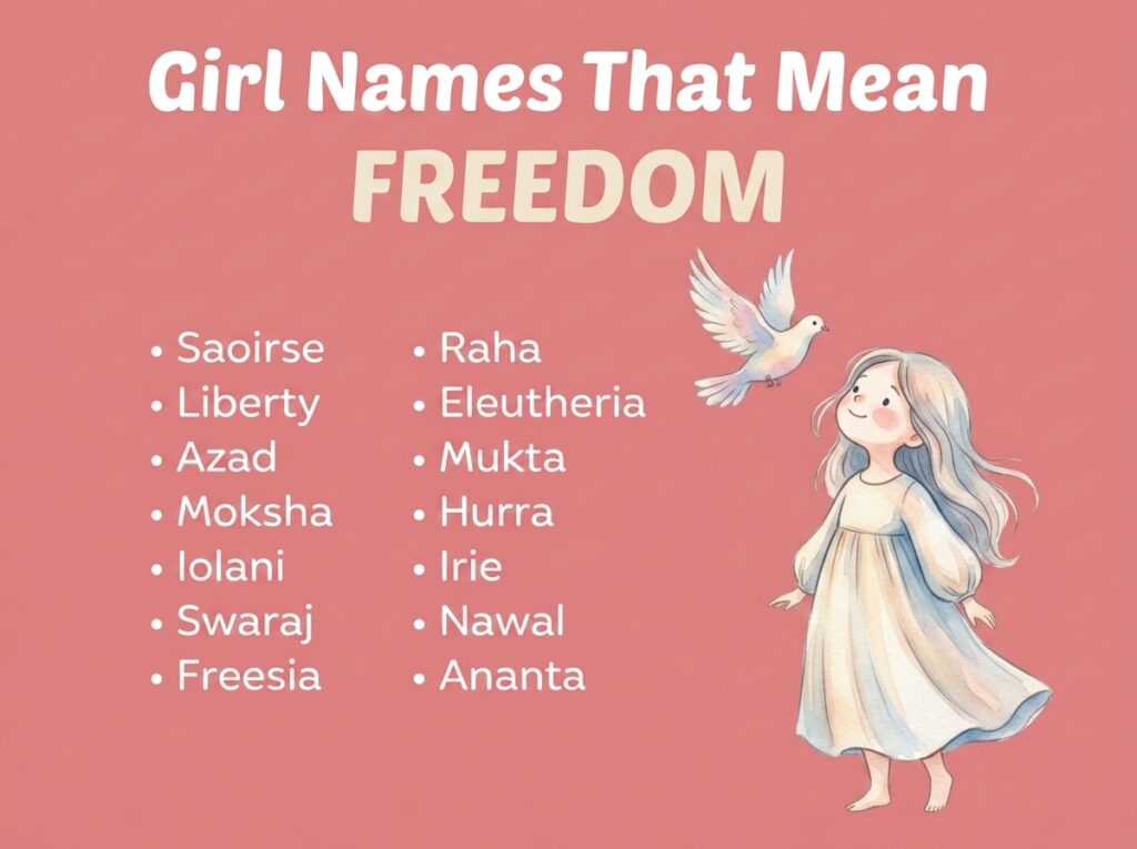 Girl Names That Mean Freedom