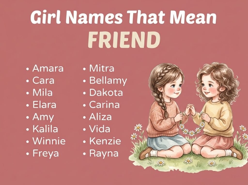 Girl Names That Mean Friend