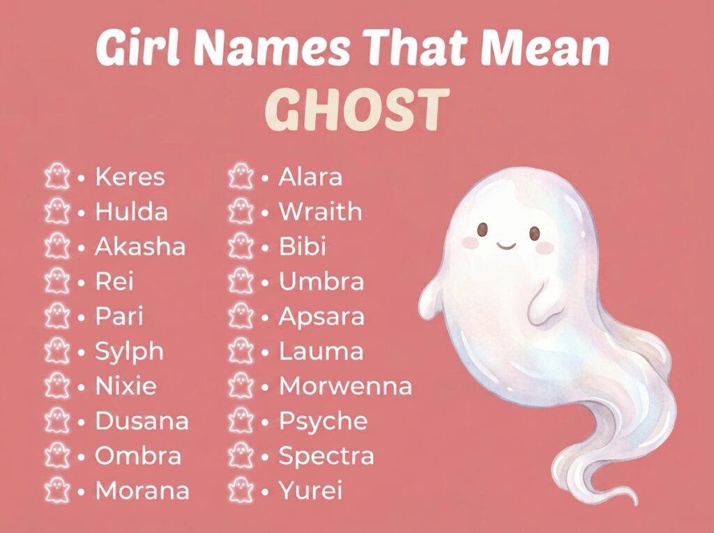 Girl Names That Mean Ghost