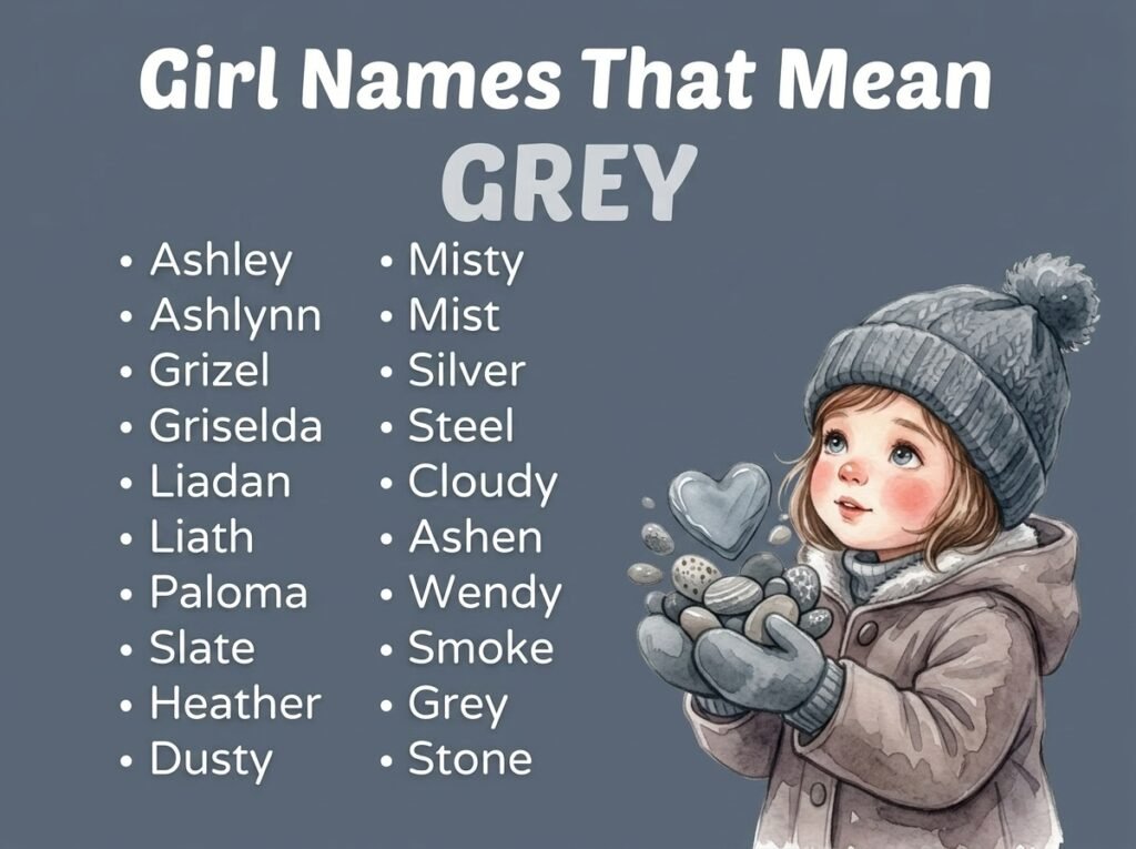 Girl Names That Mean Grey