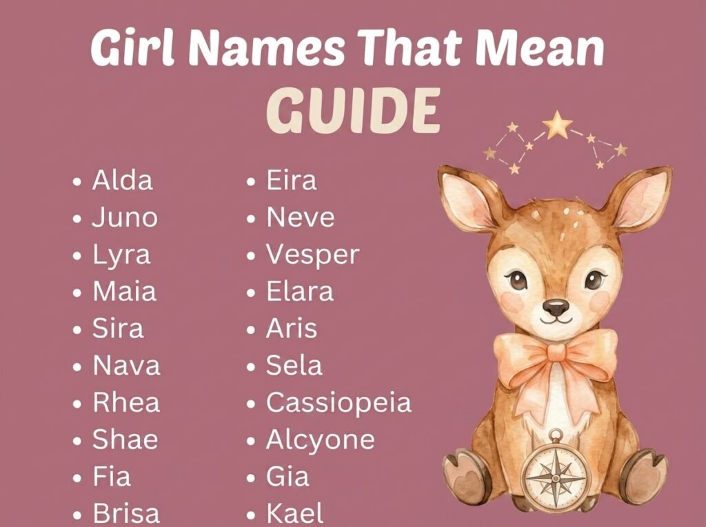 Girl Names That Mean Guide