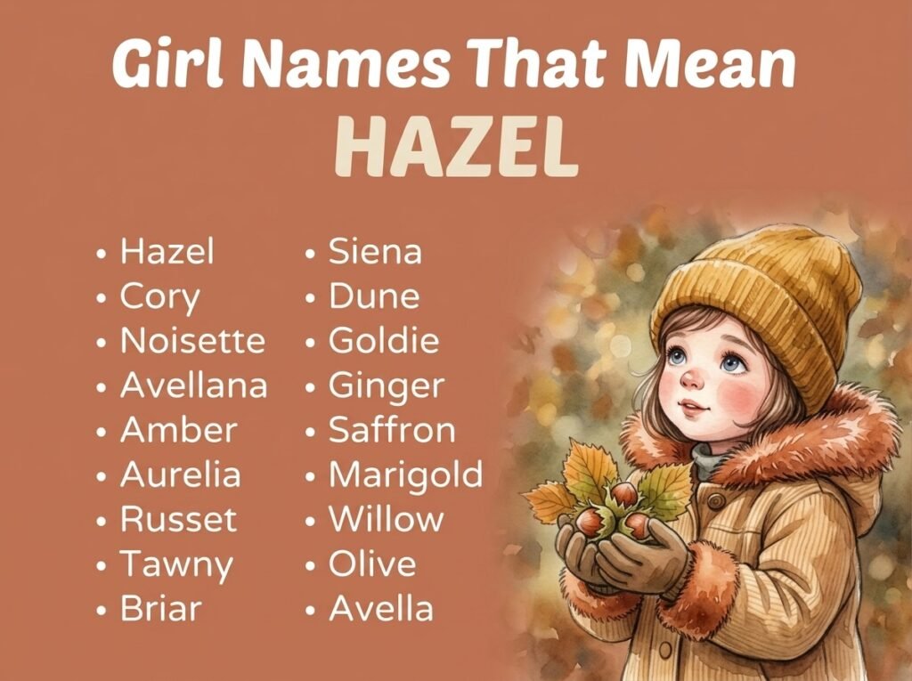 Girl Names That Mean Hazel