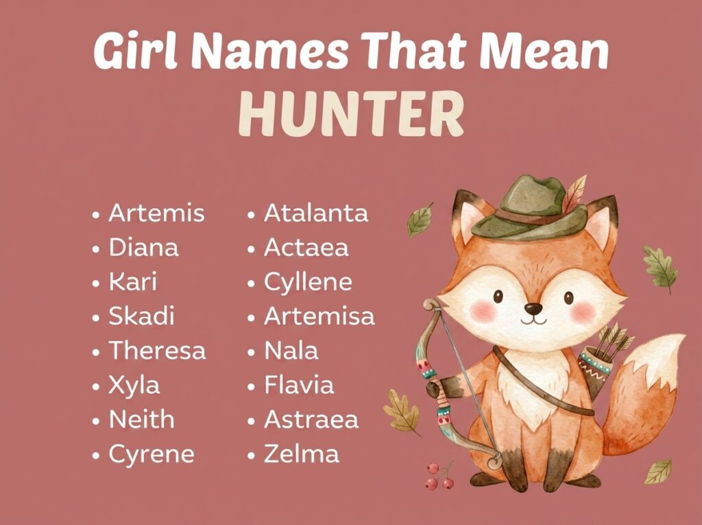Girl Names That Mean Hunter