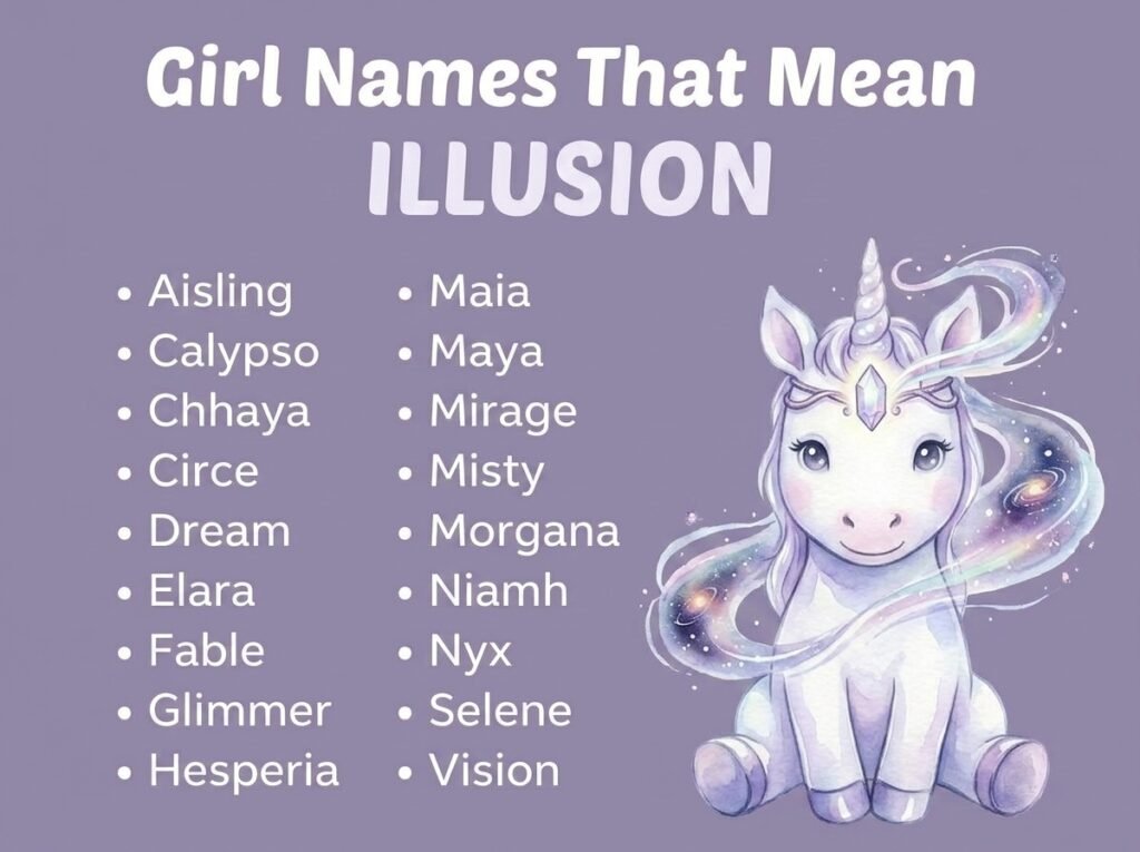 Girl Names That Mean Illusion