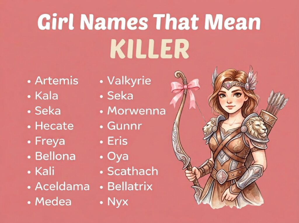 Girl Names That Mean Killer