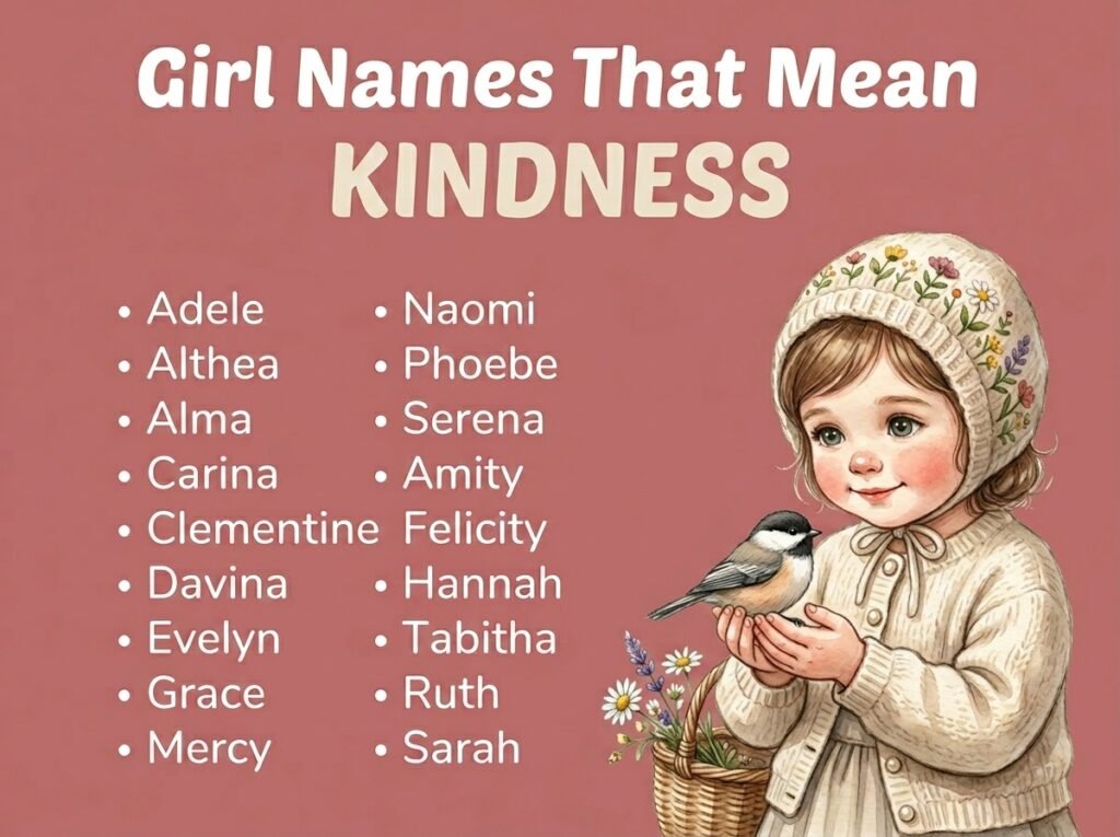 Girl Names That Mean Kindness