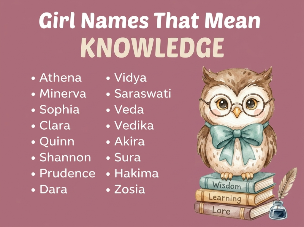 Girl Names That Mean Knowledge