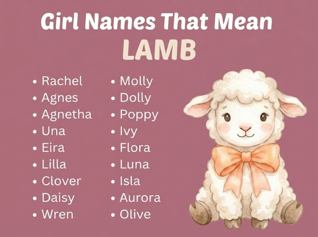 Girl Names That Mean Lamb