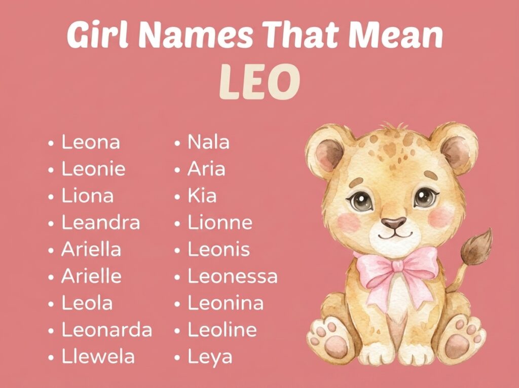 Girl Names That Mean Leo