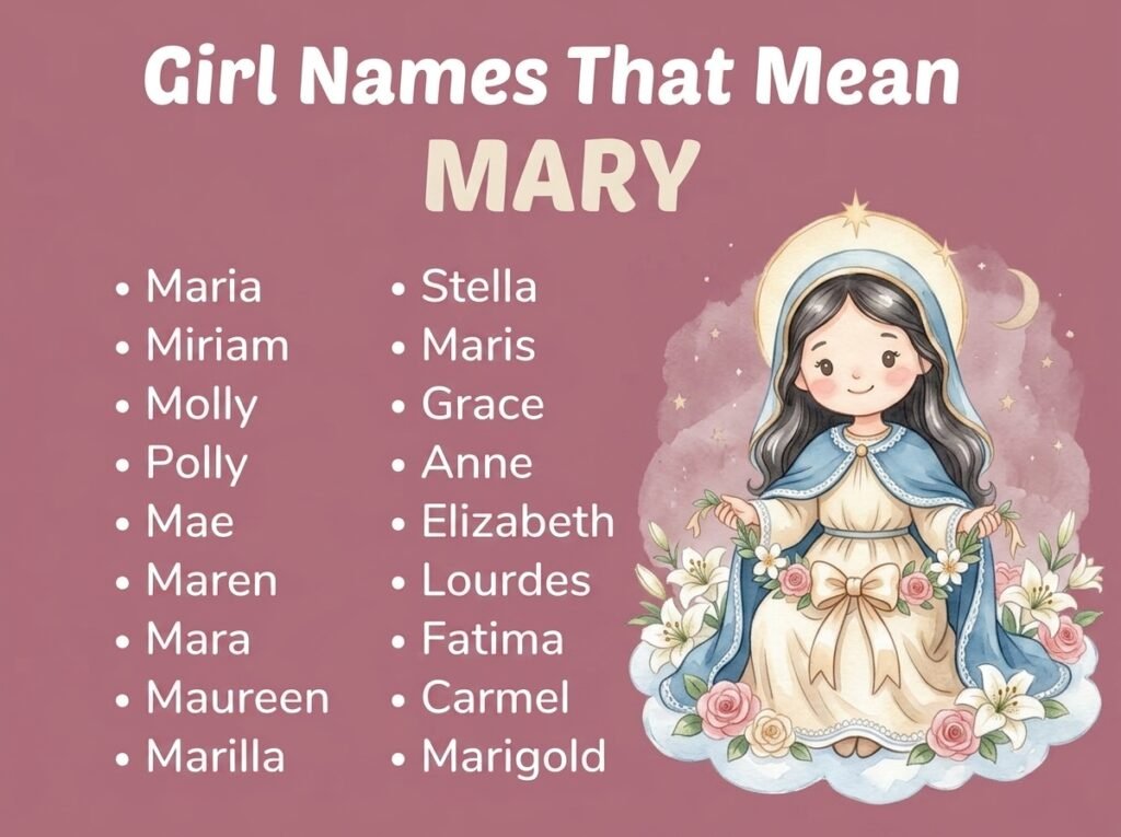 Girl Names That Mean Mary