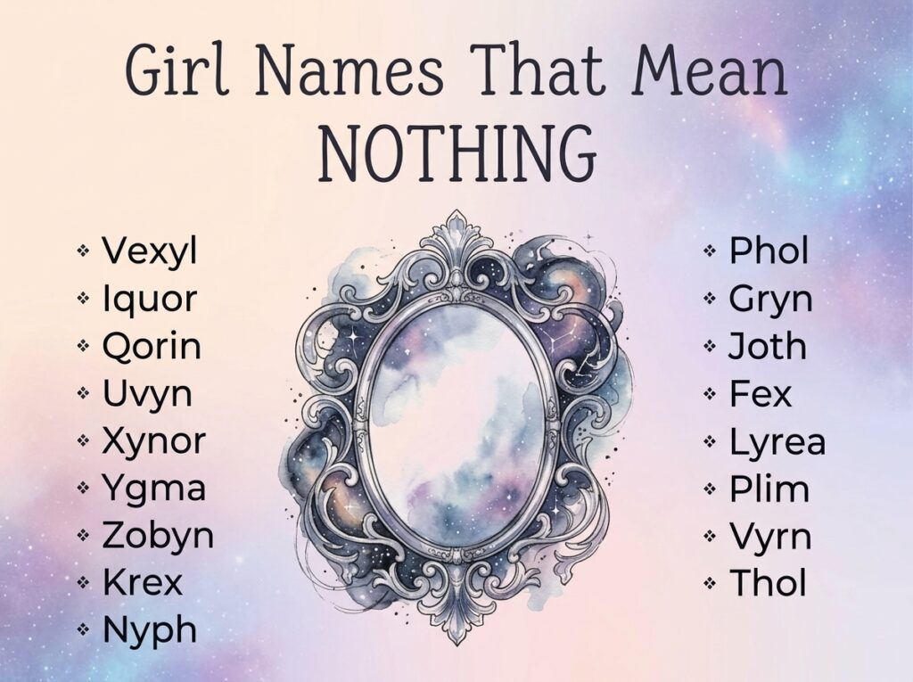 Girl Names That Mean Nothing