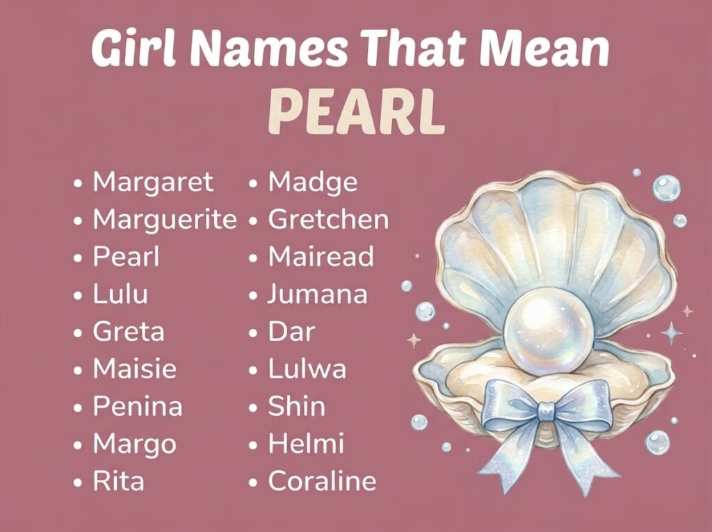 Girl Names That Mean Pearl
