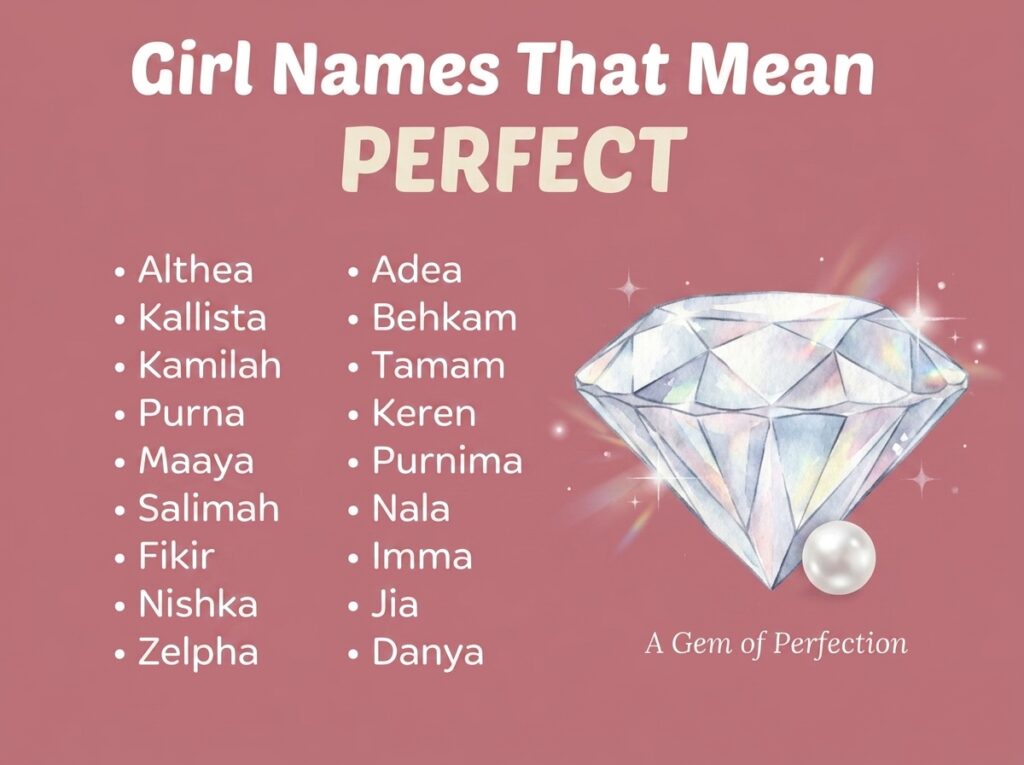 Girl Names That Mean Perfect