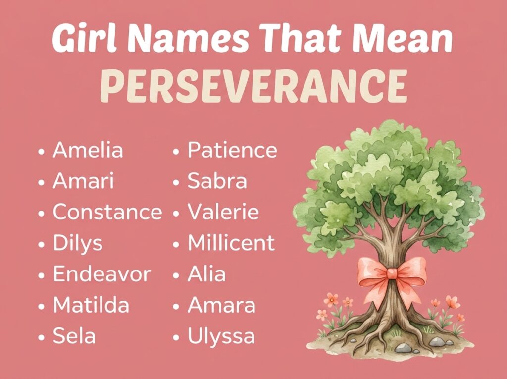 Girl Names That Mean Perseverance