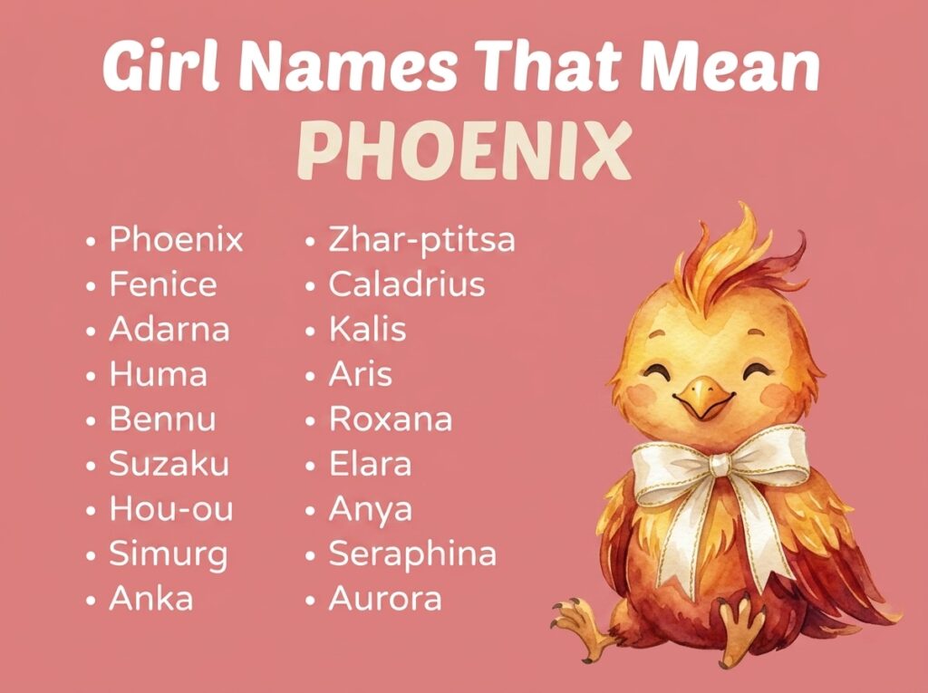 Girl Names That Mean Phoenix