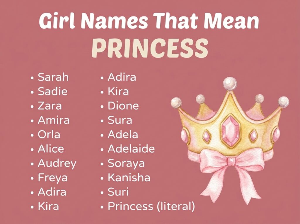 Girl Names That Mean Princess
