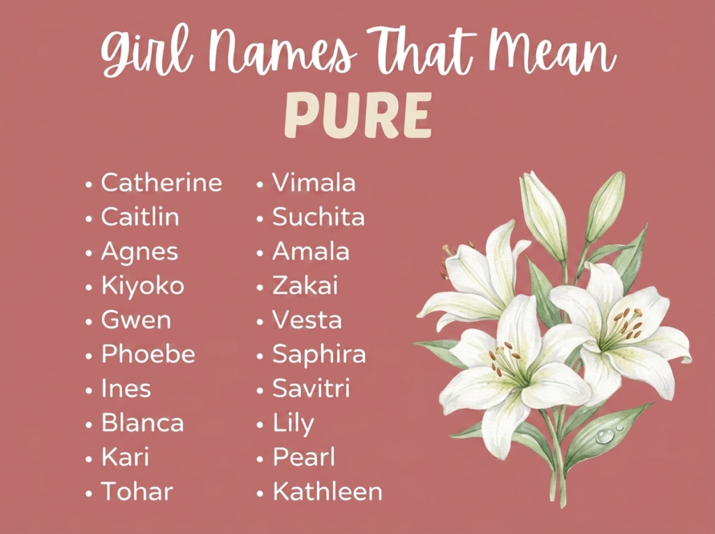 Girl Names That Mean Pure
