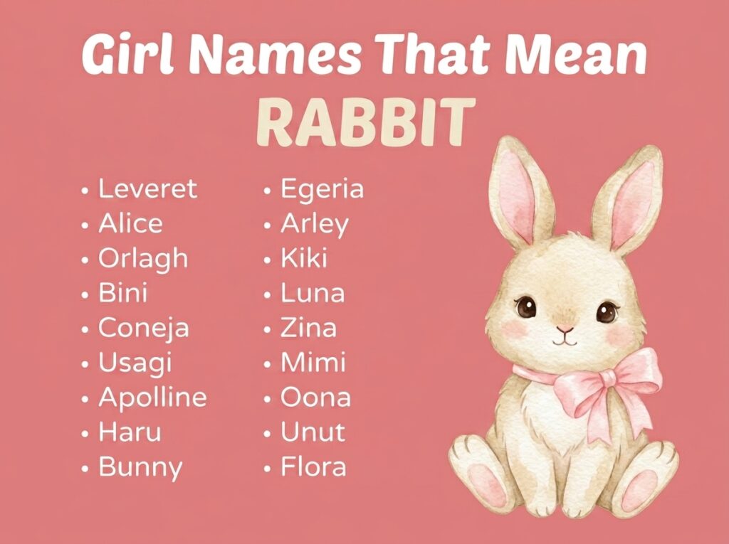 Girl Names That Mean Rabbit