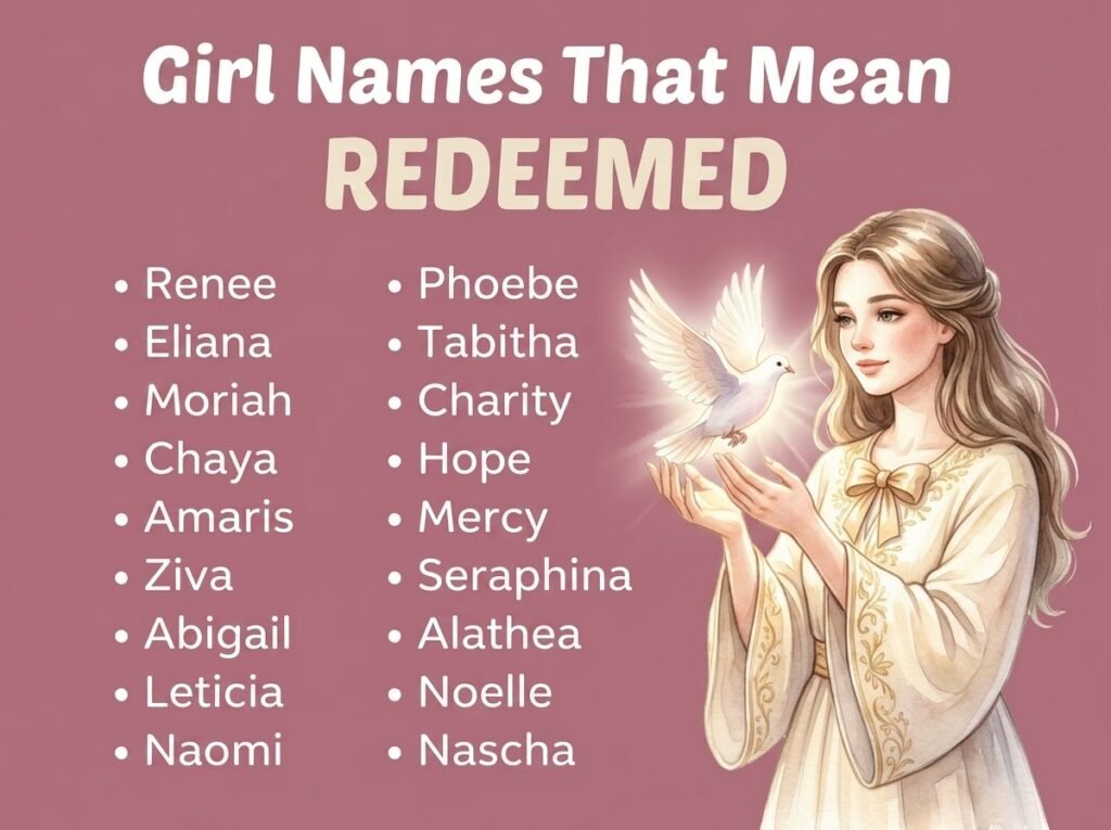 Girl Names That Mean Redeemed