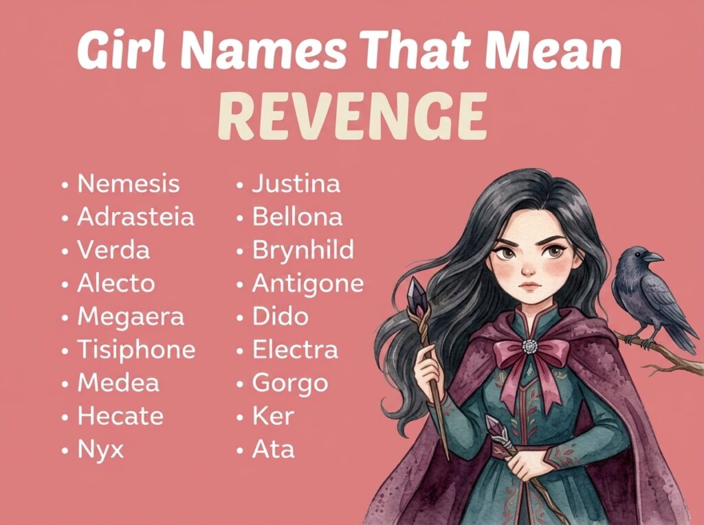 Girl Names That Mean Revenge