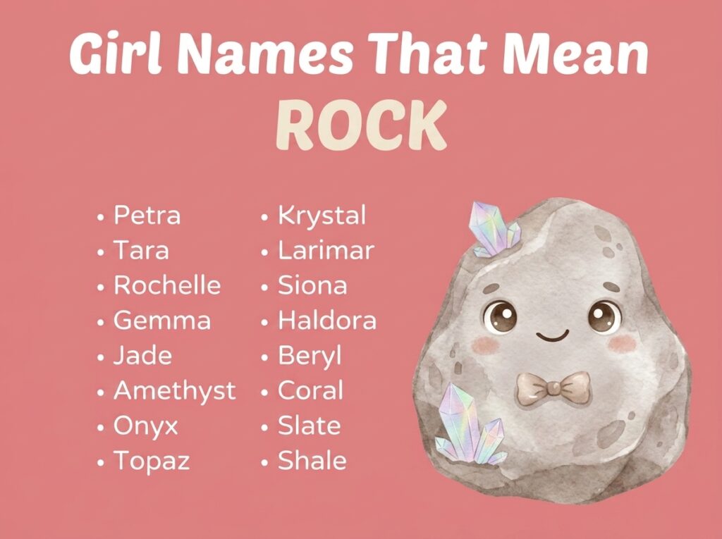 Girl Names That Mean Rock