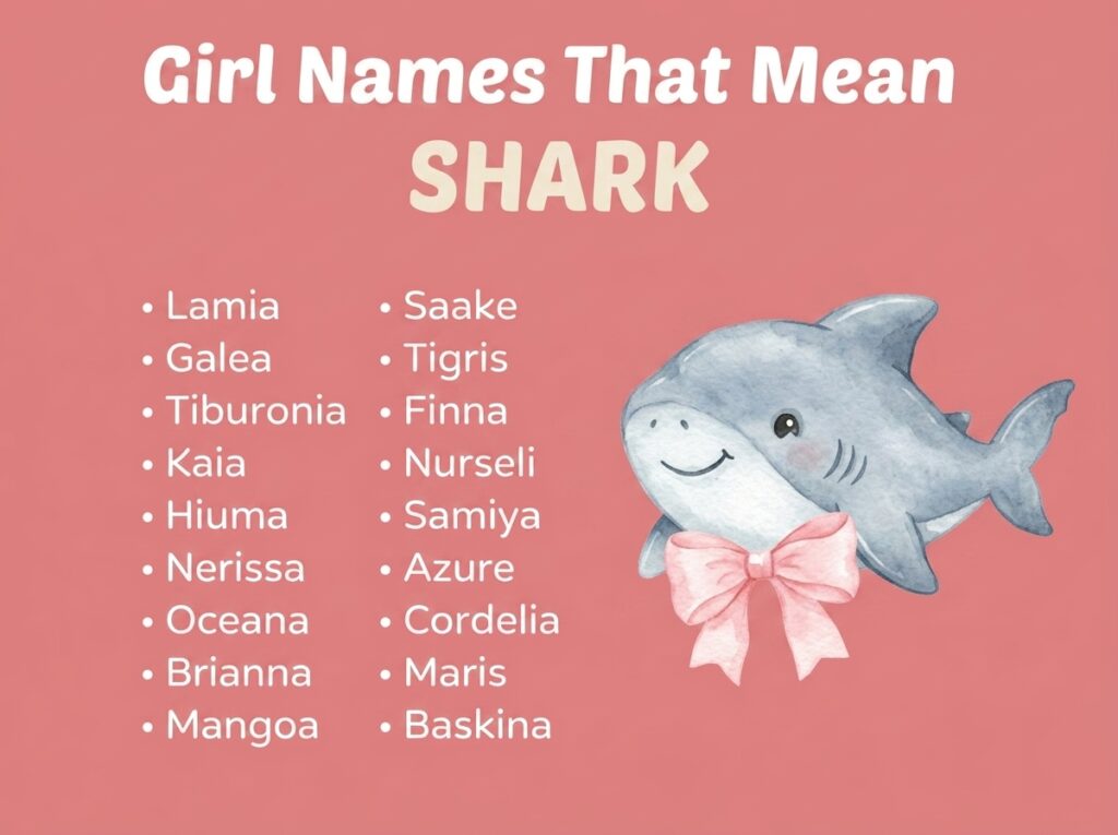 Girl Names That Mean Shark