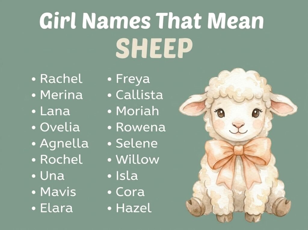 Girl Names That Mean Sheep