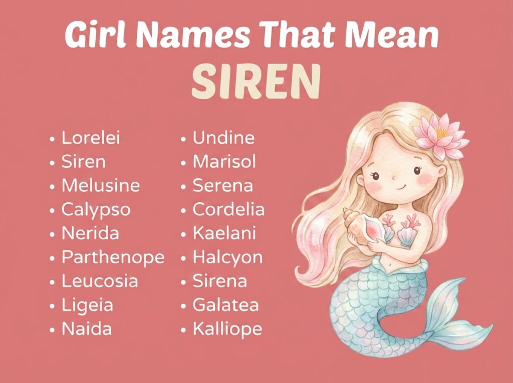 Girl Names That Mean Siren
