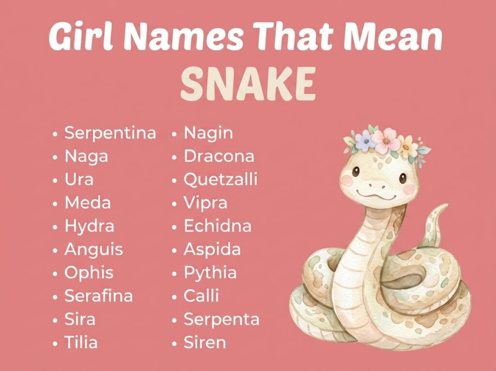 Girl Names That Mean Snake