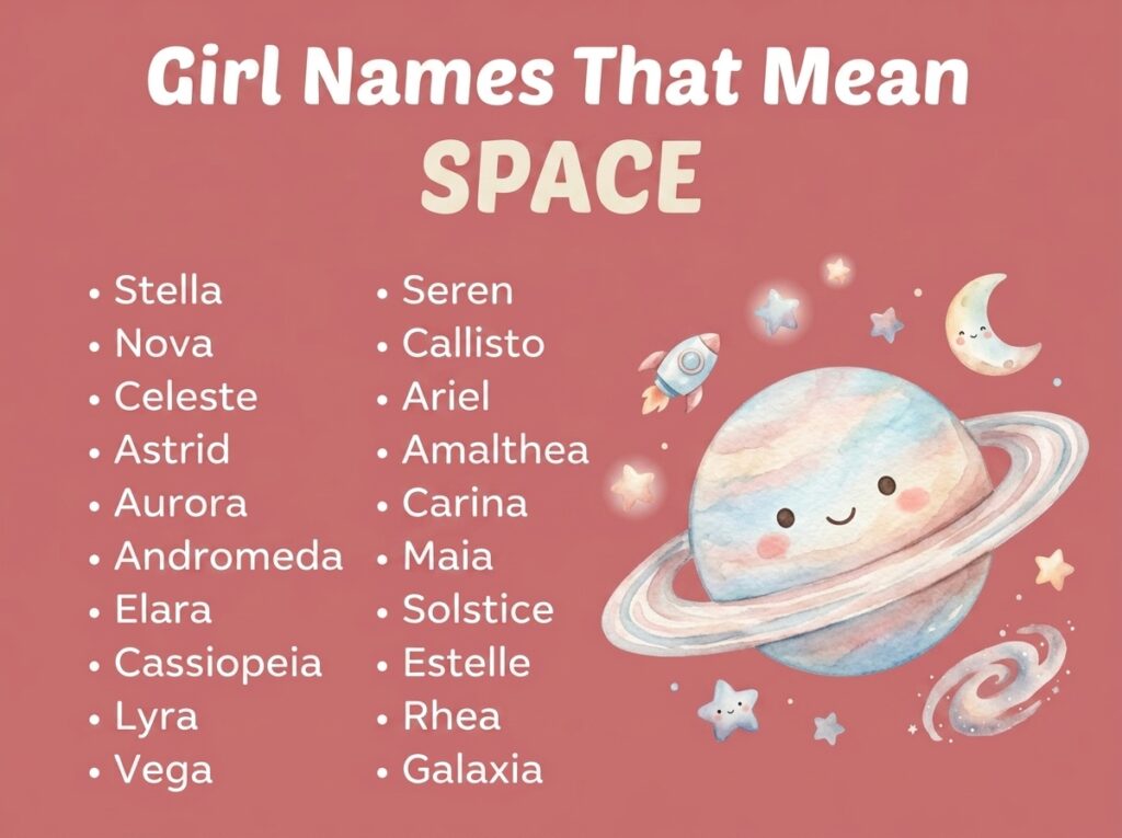 Girl Names That Mean Space