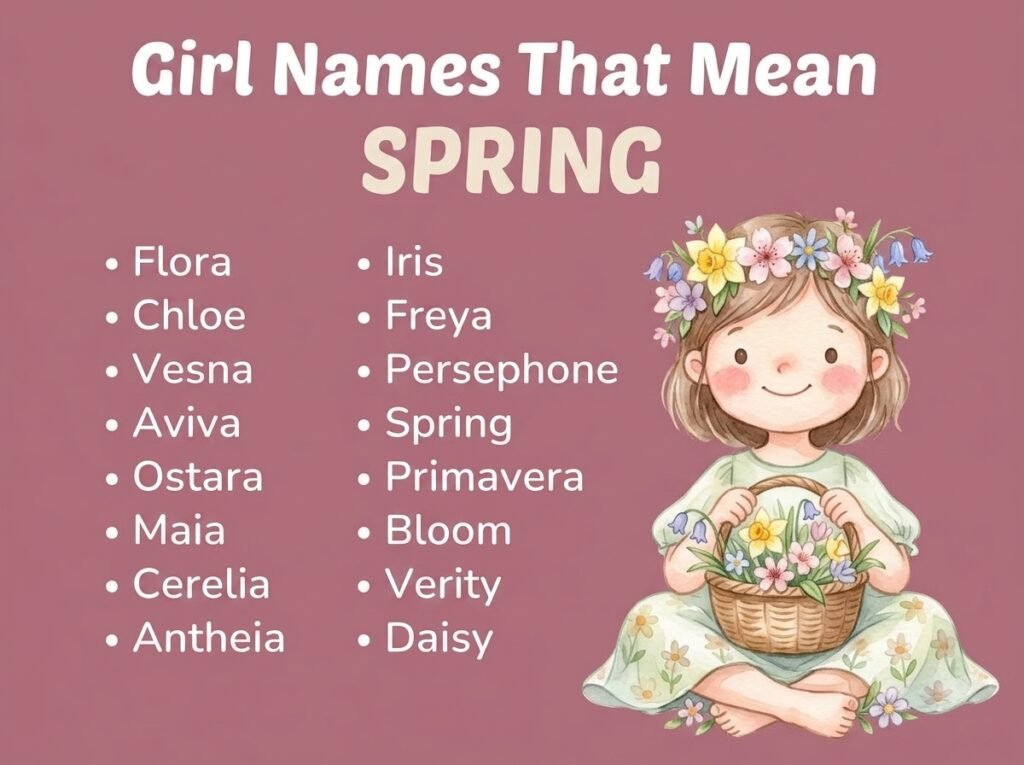 Girl Names That Mean Spring