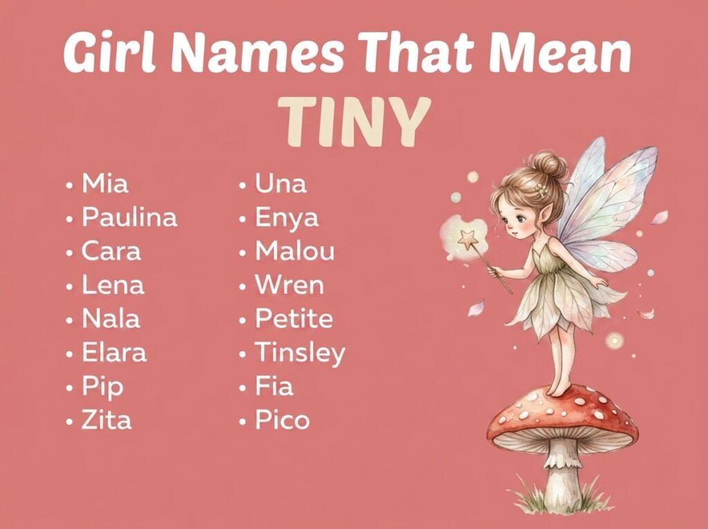 Girl Names That Mean Small or Tiny
