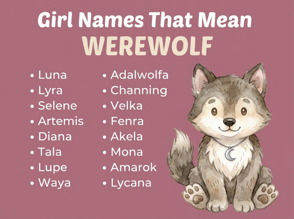 Girl Names That Mean Werewolf