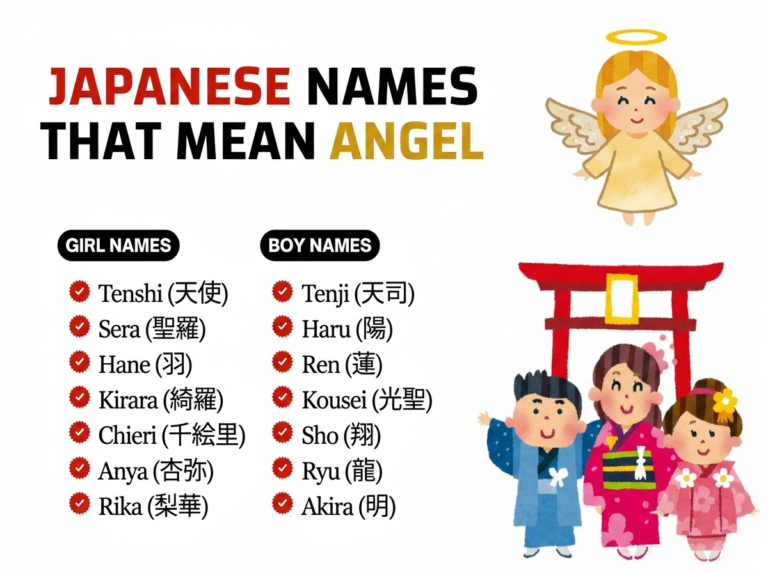 Japanese Names That Mean Angel